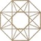 Ekena Millwork Guardian Wood Fretwork Pierced Ceiling Medallion, Birch, 20"OD x 7 3/4"ID x 3/8"T CMWP20X20X0375GDBI - alternate 3
